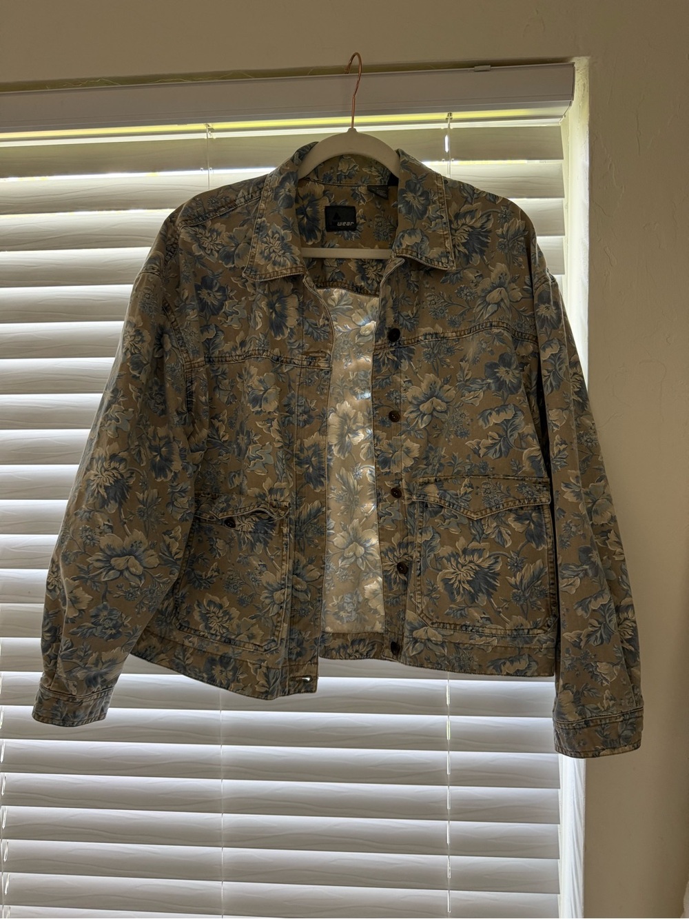 Vintage Liz Claiborne Floral Jean Jacket